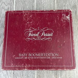 Trivial Pursuit Baby Boomer Subsidiary Card Set. Vintage 1983